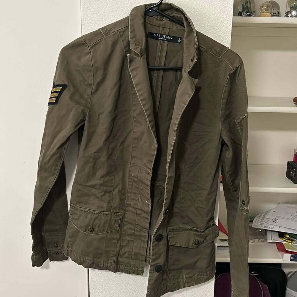 Green Jean Jacket